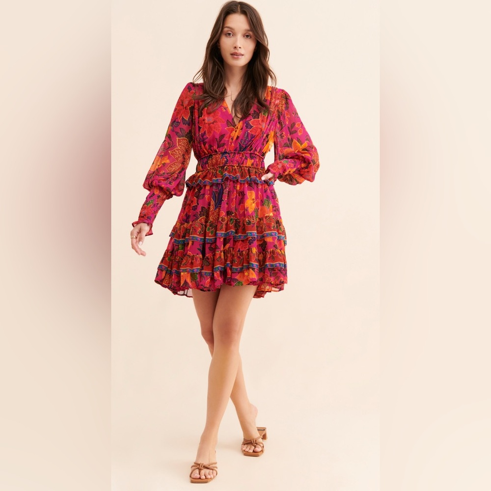 Farm Rio Tropical Tapestry Dress